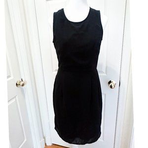 Japna Black Shift Dress / Little Black Dress / Classic Dress Minimalist / Medium